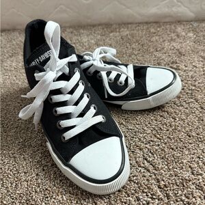 Harley-Davidson Black and White Sneakers